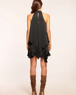 Ramy Brook Shaina Tiered Mini Dress Daisyyellow New