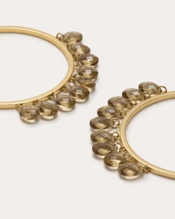 Ramy Brook Shani Hoop Earrings Blackdiamond Sale