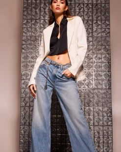 Ramy Brook Shiloh Sneaker Length Jean Lightwash Online