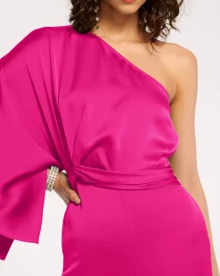 Ramy Brook Simone One-Shoulder Jumpsuit Black Best