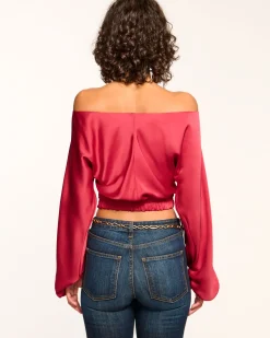 Ramy Brook Sonja Off-The-Shoulder Top Hot