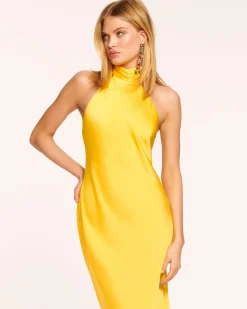 Ramy Brook Tatiana High Neck Gown Best