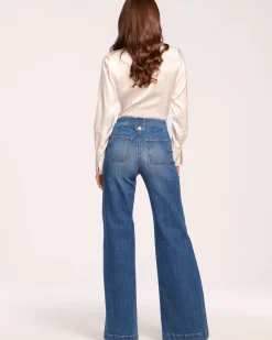 Ramy Brook Theodora Wide Leg Jean New
