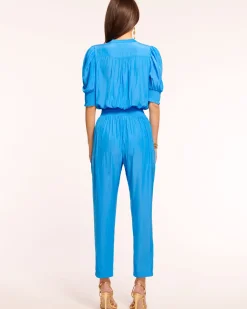 Ramy Brook Tracey Puff Sleeve Jumpsuit Clearance