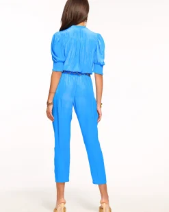 Ramy Brook Tracey Puff Sleeve Jumpsuit Clearance