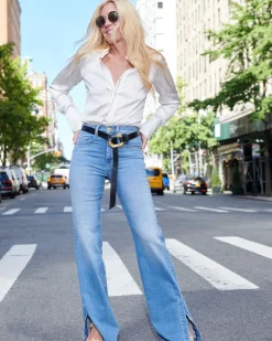 Ramy Brook Tyra High Waisted Flare Jean Discount