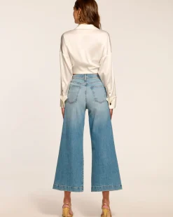 Ramy Brook Wide Leg Cropped Tyra Jean Outlet