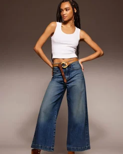 Ramy Brook Wide Leg Cropped Tyra Jean Outlet