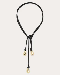 Ramy Brook Yara Suede Tie Necklace Sale