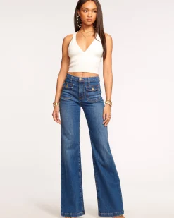 Ramy Brook Zariah Wide Leg Jean Mediumwash Clearance