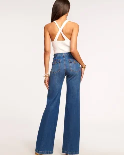Ramy Brook Zariah Wide Leg Jean Mediumwash Clearance